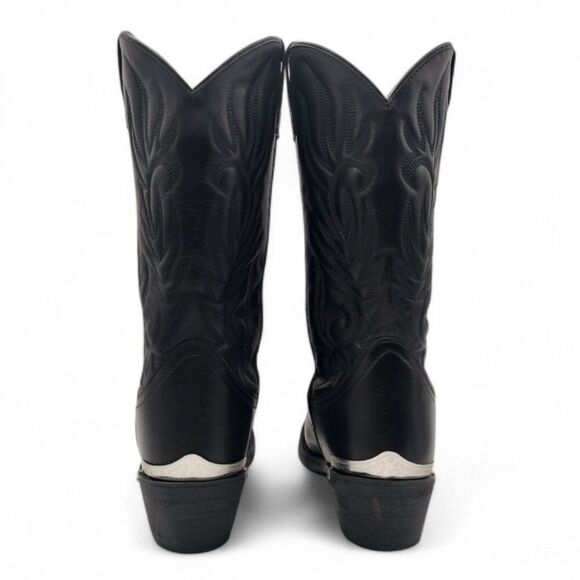Laredo Men's Size 11.5 EW Black Mccomb Mid Calf Round Toe Cowboy Western Boots - Picture 13 of 15